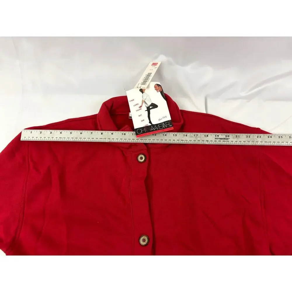 Vintage Oversized Button-front Jacket Large with‎ Pockets Chinawear NWT